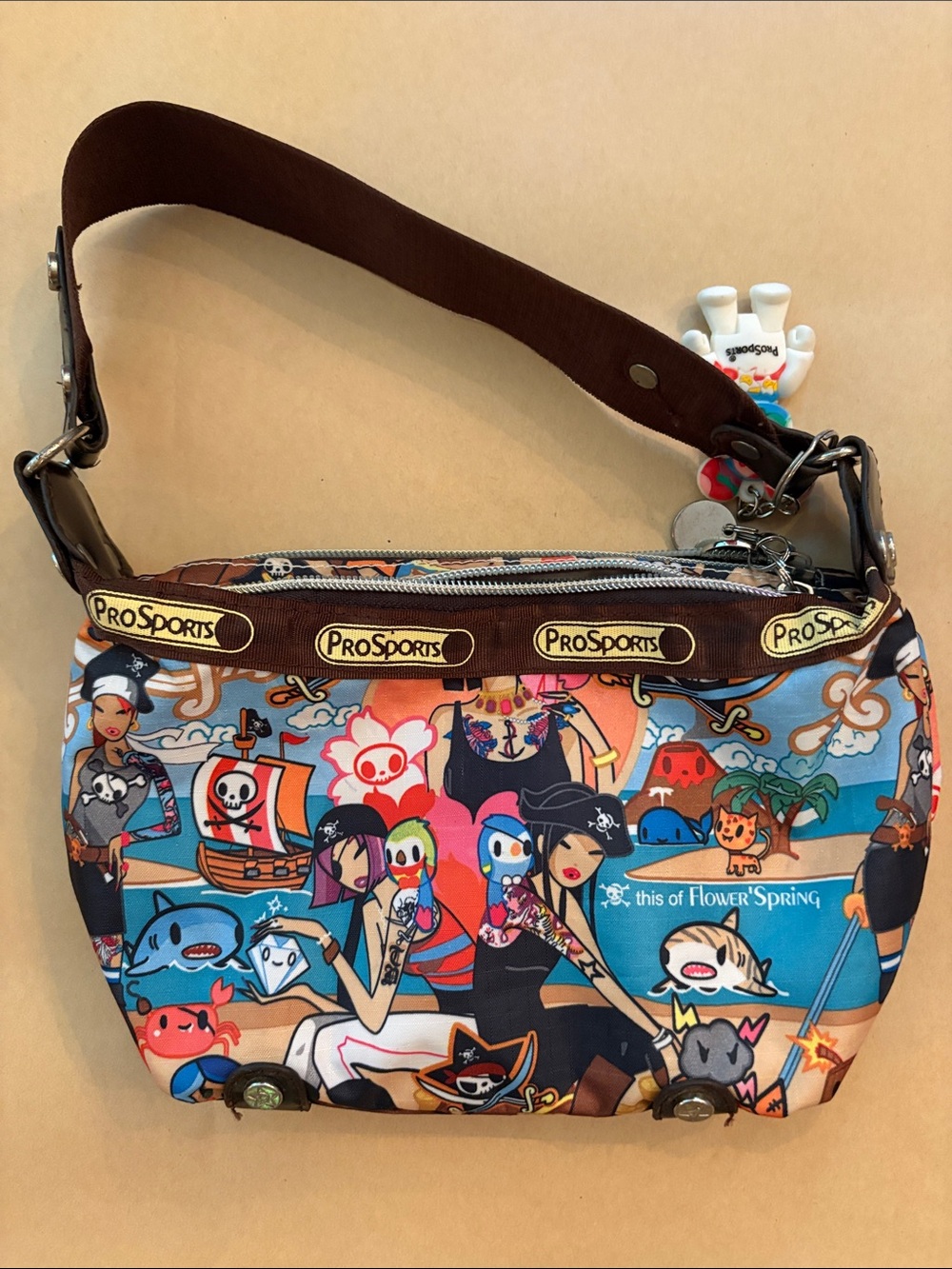 ProSports Tokidoki Style Bagette Dolce Purse Pirata - Picture 4 of 8